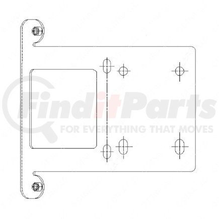 A18-46526-000 by FREIGHTLINER - PLATE ASM CLUSTER MOU