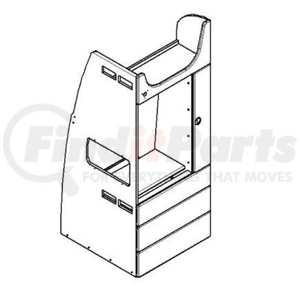 A18-47878-001 by FREIGHTLINER - Sleeper Cabinet - Lower Left