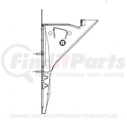 A18-49525-003 by FREIGHTLINER - Steering Column Bracket