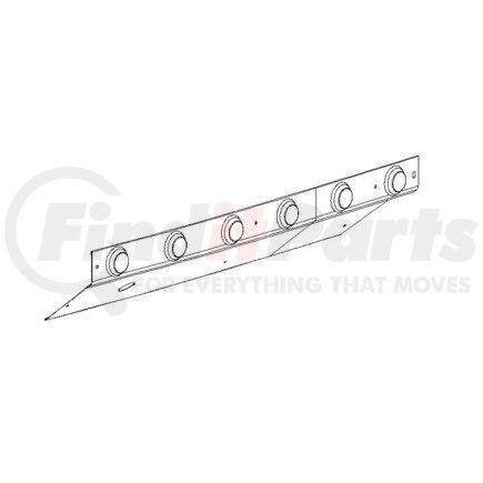 A18-54514-209 by FREIGHTLINER - SKIRT LH LED TANK TRM