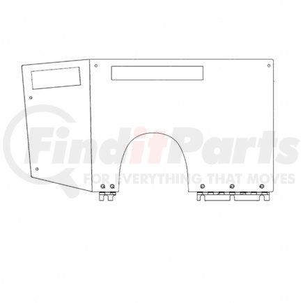 A18-62054-313 by FREIGHTLINER - Instrument Panel Trim Panel