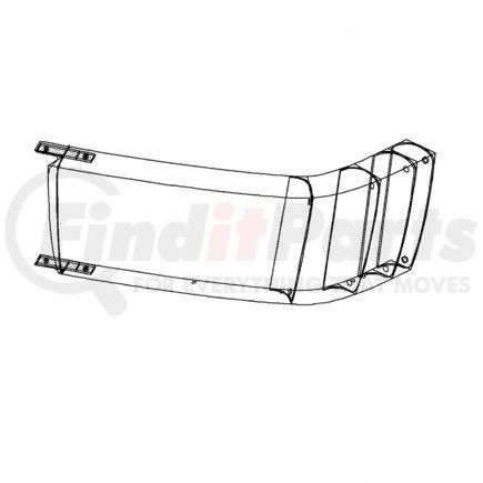 A21-25519-005 by FREIGHTLINER - BUMPER-FR