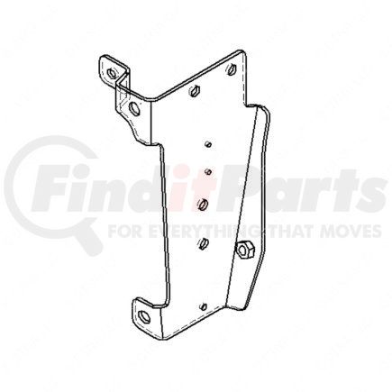 A21-26282-002 by FREIGHTLINER - Bumper Bracket Assembly - Support, Left Hand