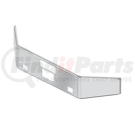 A21-29509-003 by FREIGHTLINER - Bumper Assembly - 16.5 Inch, SA, Standard, Stainless Steel, Center Tow