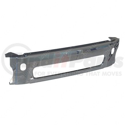 A21-28386-015 by FREIGHTLINER - Bumper Assembly - Center, Chrome, License Plate