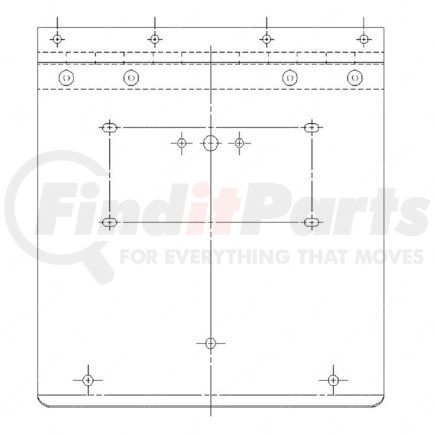 A22-11502-008 by FREIGHTLINER - License Plate Bracket