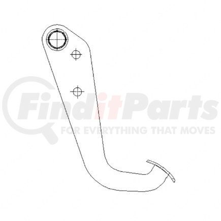 A 680 290 00 18 by FREIGHTLINER - Brake Pedal
