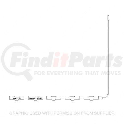 A22-29502-000 by FREIGHTLINER - LAMP STRIP-DASH.LH PANEL