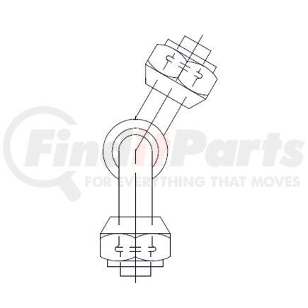A22-32945-094 by FREIGHTLINER - HOSE ASSEMBLY-A/C. 6.COND TO REC DRR.94"