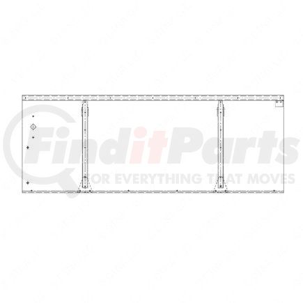 A22-33789-000 by FREIGHTLINER - Wind Deflector - Roof Mounted