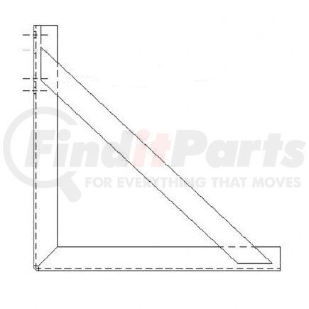 A22-35197-001 by FREIGHTLINER - BRACKET BOX TRACTOR