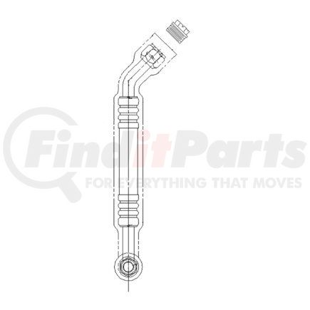 A22-38762-000 by FREIGHTLINER - HVAC Suction Hose - Conventional