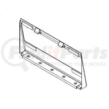 A22-54609-000 by FREIGHTLINER - FACE PLATE ASY RADIO