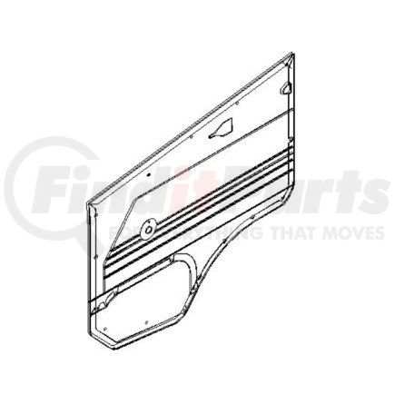 A22-57728-001 by FREIGHTLINER - Door Panel Assembly - Right Hand