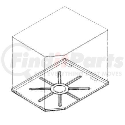 Freightliner A22-57993-000 Sleeper Shelf SHELF UPR CBNT LH