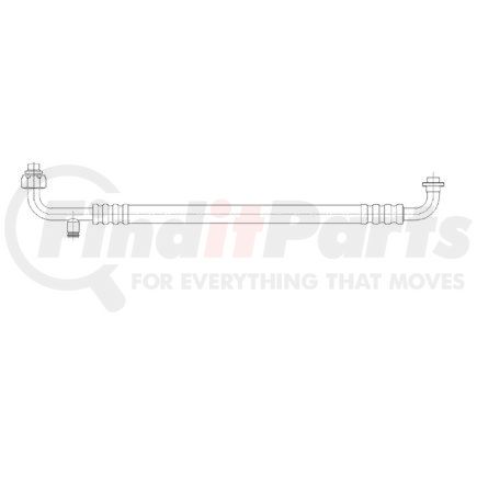 A22-58075-012 by FREIGHTLINER - A/C Hose Assembly