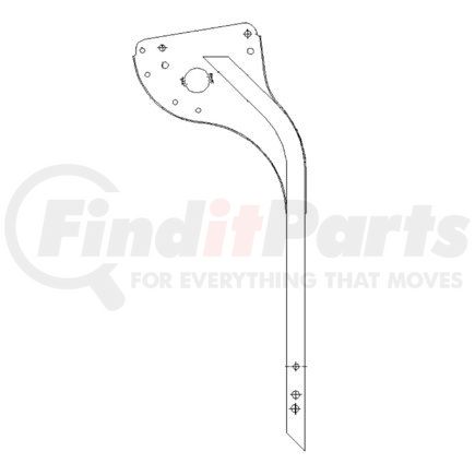 Freightliner A22-59125-001 Fender Support Fender Support