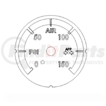 A22-62949-005 by FREIGHTLINER - GAUGE APPLICATION AIR US