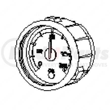 A22-63127-108 by FREIGHTLINER - Fuel Level Gauge