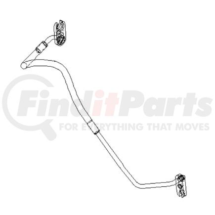 A22-59792-004 by FREIGHTLINER - A/C Hose Assembly - Discharge, Steel, 25.98" L, 1000 psi Burst, with End Fitting