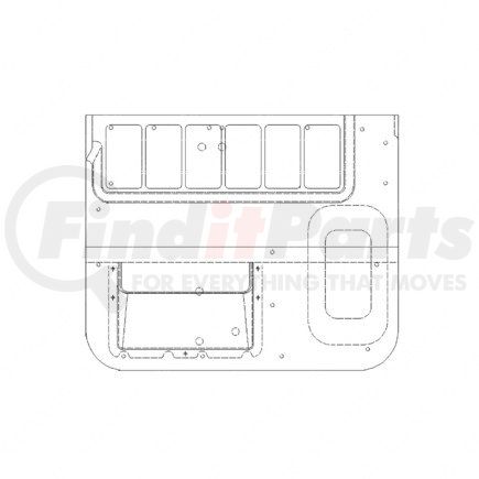 A22-60903-508 by FREIGHTLINER - PNL DR CAB INT TRIM