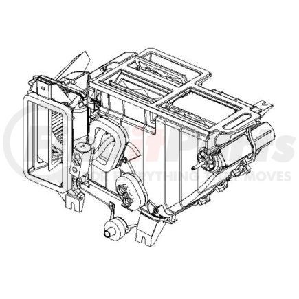 A22-61288-000 by FREIGHTLINER - HVAC Heater Assembly