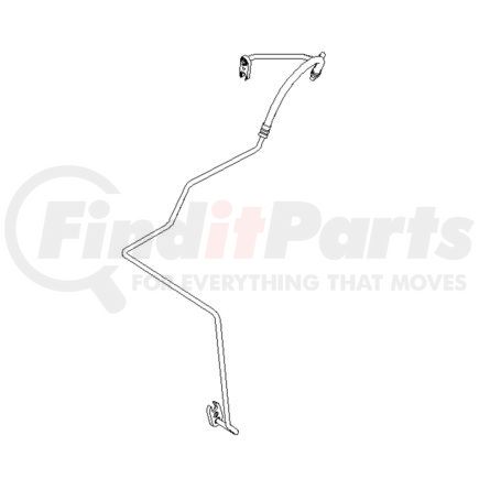 A22-61523-000 by FREIGHTLINER - A/C Hose - #8, 21.06 in., Assembly, H02 to Condenser