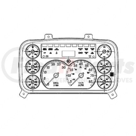 A22-61959-024 by FREIGHTLINER - CLST MPH/KPH/TACH/RESET/TRAN