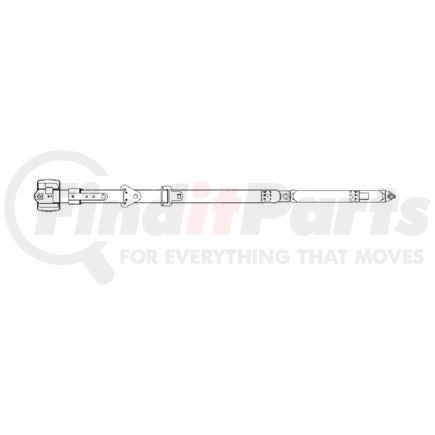 A22-65158-001 by FREIGHTLINER - SEAT BELT