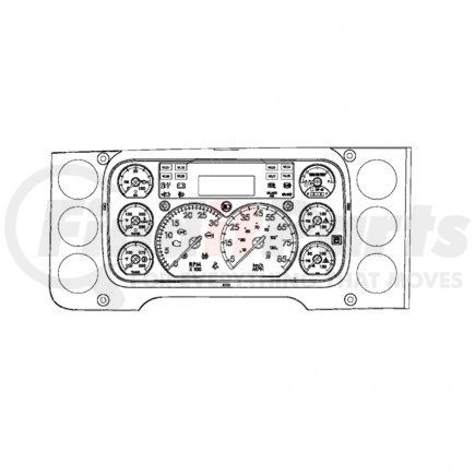 A22-74209-211 by FREIGHTLINER - Instrument Cluster Assembly - ICU3S_P3, Nft, Transmission, Ipm