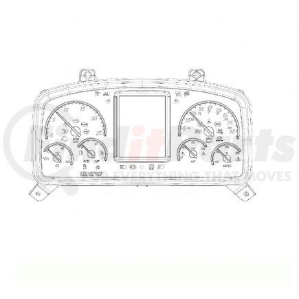 A22-74911-100 by FREIGHTLINER - Instrument Cluster Assembly - ICUC, US, 667K