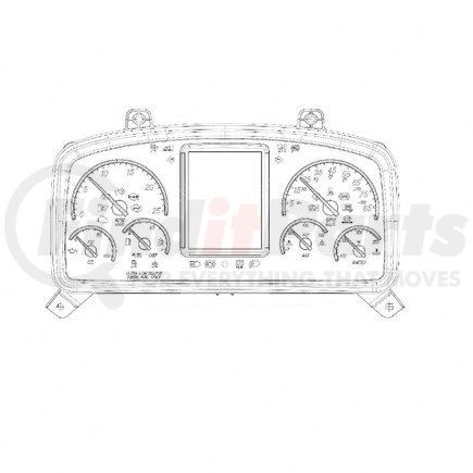 A22-74911-101 by FREIGHTLINER - Instrument Cluster - ICUC, US, 667K, EXT