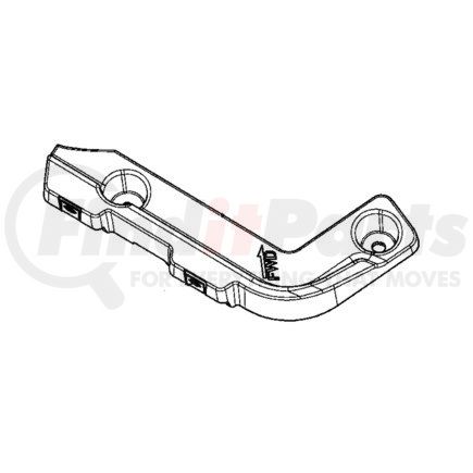 A22-75142-000 by FREIGHTLINER - Multi-Purpose Bracket - Deck Mount, Center, Right Hand Drive