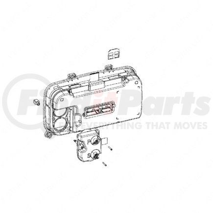 A22-76210-105 by FREIGHTLINER - Instrument Cluster - Assembly, ICU 3S, M2, US, 2 Air Gauge