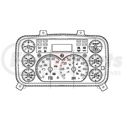 A22-76210-214 by FREIGHTLINER - CLST-ASSY,ICU3S-M2,HB,NF,TRN,A