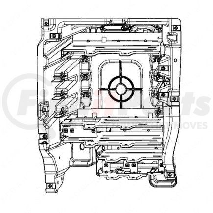 A22-76930-000 by FREIGHTLINER - Electrical Vault Bracket - 43N, RHD