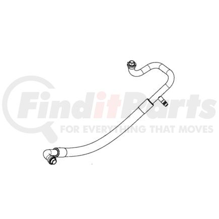 A22-78089-000 by FREIGHTLINER - AC Hose - H01, J-Block to Compressor Connection