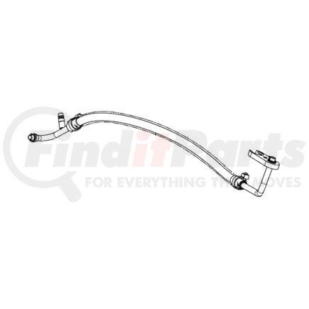 A22-78107-000 by FREIGHTLINER - HOSE-AC,H04,R/D TO J-BLK