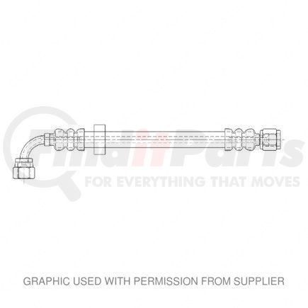 A23-12348-044 by FREIGHTLINER - Multi-Purpose Hose - Wire Braided, 10