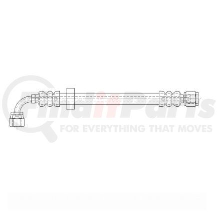 A23-12348-040 by FREIGHTLINER - Hose Assembly - Wire Braided, 10, Crimp