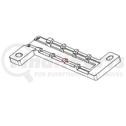 A66-04649-028 by FREIGHTLINER - Busbar and Cable Assembly - Molded, M8, 2/0 Cable Black