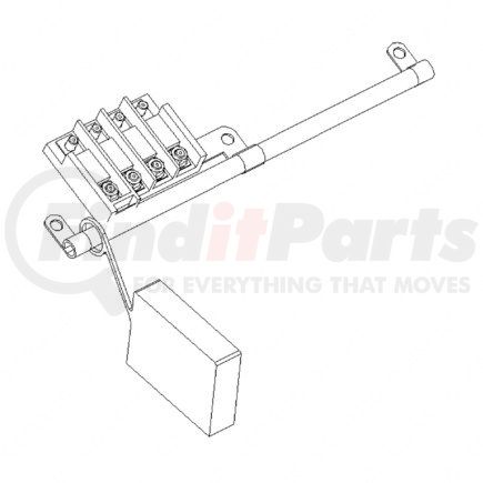 A66-04769-001 by FREIGHTLINER - Battery Jumper Cable - 3 Battery, Liquid Silicone Rubber/Solid Silicone Rubber