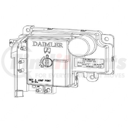 A66-11734-006 by FREIGHTLINER - Main Power Module - Battery Cable Access, XMC 150/Cb With Out Contactor, P4