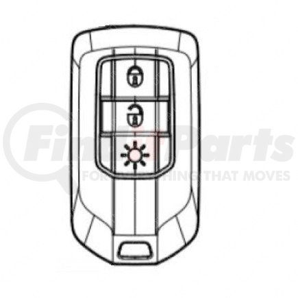 A66-18573-000 by FREIGHTLINER - Keyless Entry Transmitter