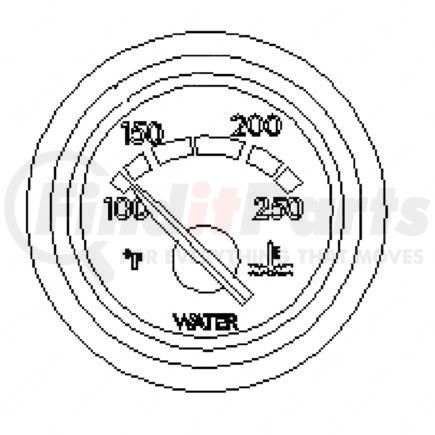 A22-38893-000 by FREIGHTLINER - Water Temperature Gauge - Electronic