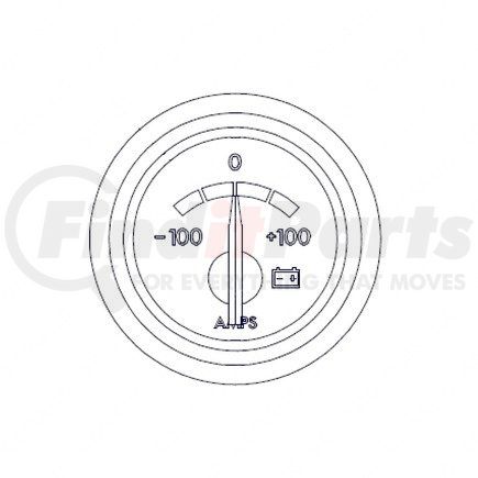 A22-38920-000 by FREIGHTLINER - Ammeter Gauge