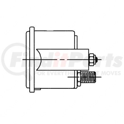 A22-39767-000 by FREIGHTLINER - Engine Oil Pressure Gauge - Mechanical