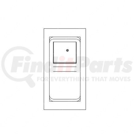 A22-41425-063 by FREIGHTLINER - Rocker Switch - Retarder, On/Off