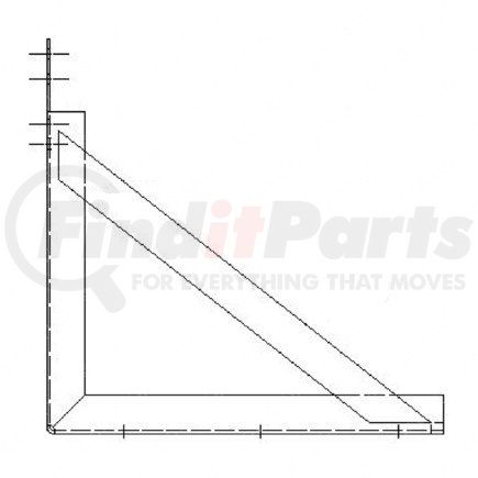 A22-42897-001 by FREIGHTLINER - BRACKET TOOL BOX