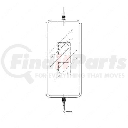 A22-43477-000 by FREIGHTLINER - Multi-Purpose Mirror